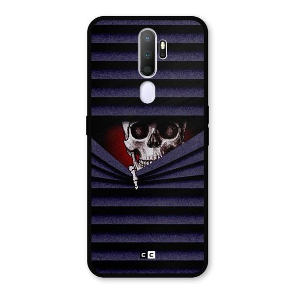 Skull Peak Metal Back Case for Oppo A5 (2020)