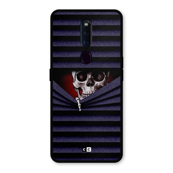 Skull Peak Metal Back Case for Oppo F11 Pro