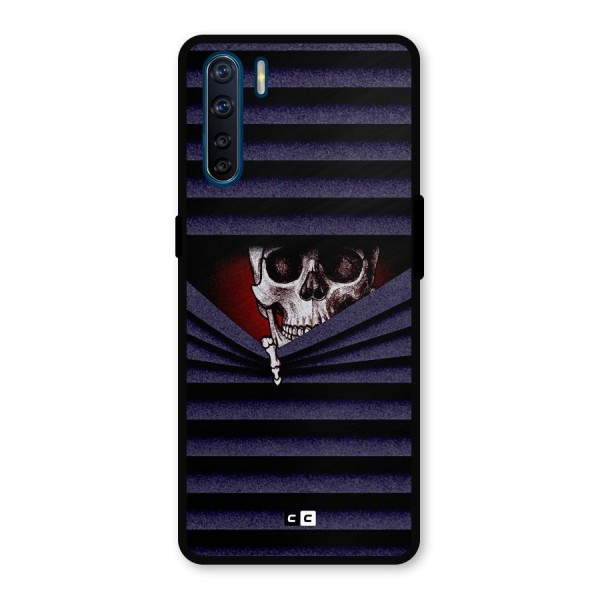 Skull Peak Metal Back Case for Oppo F15