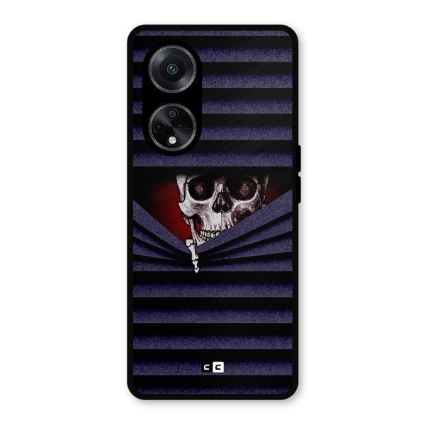 Skull Peak Metal Back Case for Oppo F23