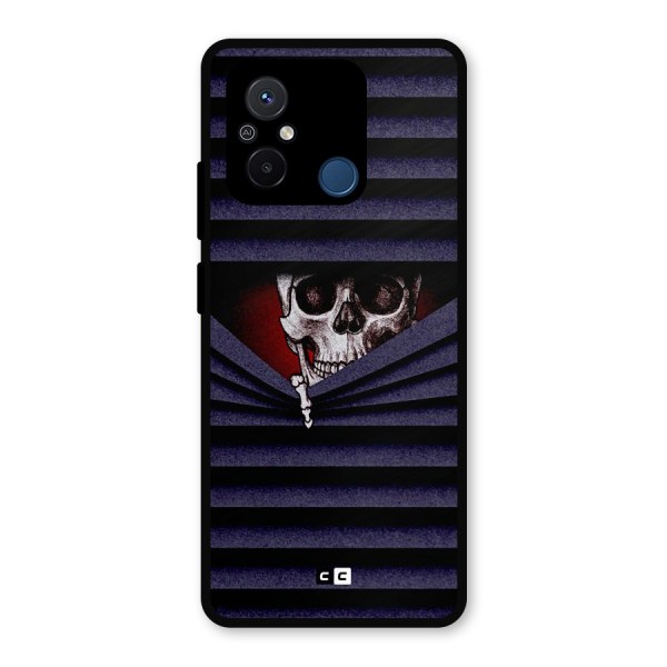 Skull Peak Metal Back Case for Poco C55