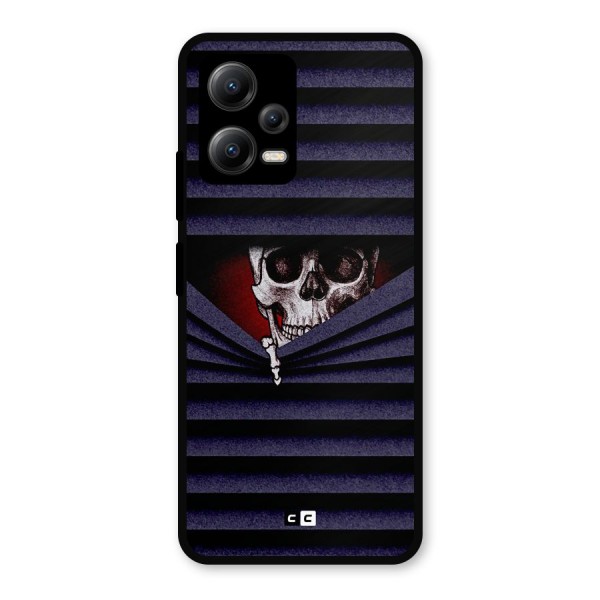 Skull Peak Metal Back Case for Poco X5