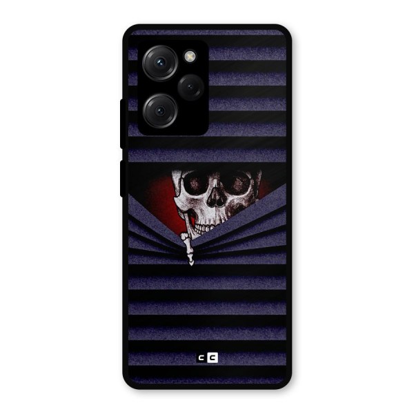 Skull Peak Metal Back Case for Poco X5 Pro