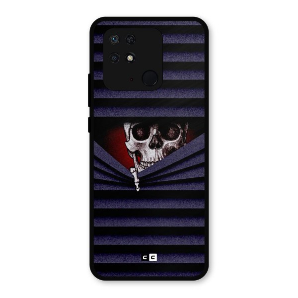 Skull Peak Metal Back Case for Redmi 10