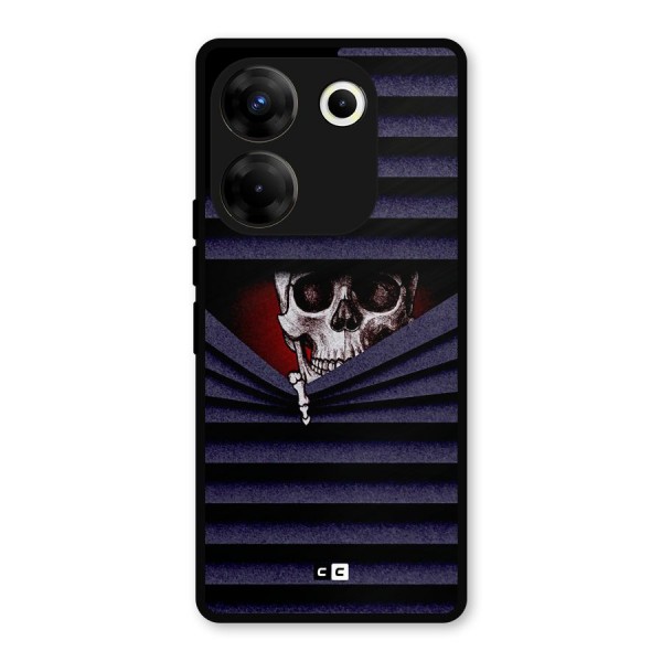 Skull Peak Metal Back Case for Tecno Camon 20 Pro