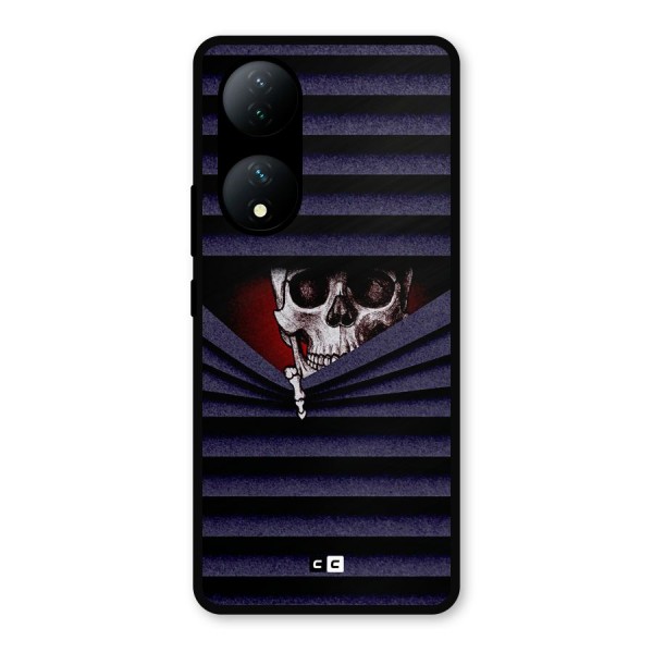 Skull Peak Metal Back Case for Vivo T2