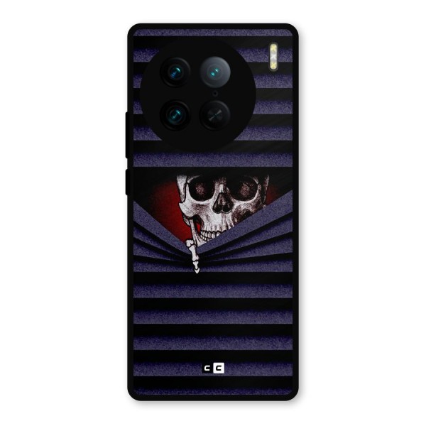 Skull Peak Metal Back Case for Vivo X90 Pro