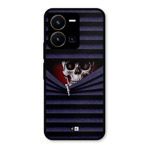 Skull Peak Metal Back Case for Vivo Y35