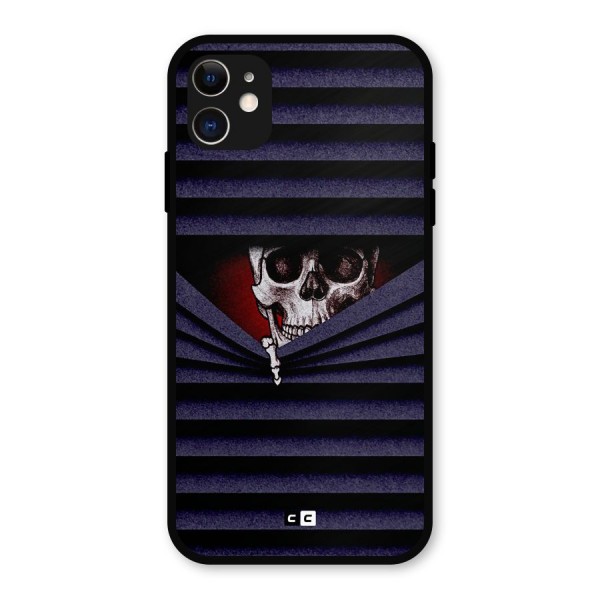 Skull Peak Metal Back Case for iPhone 11