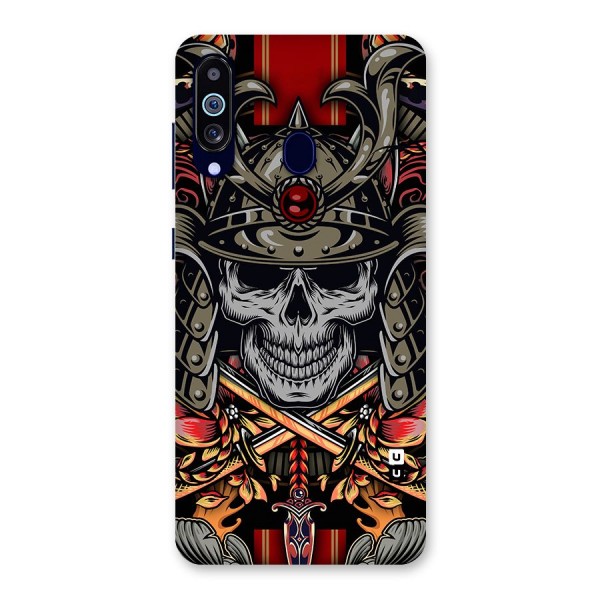 Skull Swords Snakes Back Case for Galaxy A60