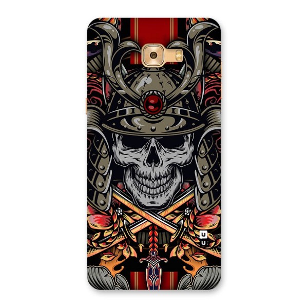 Skull Swords Snakes Back Case for Galaxy C9 Pro