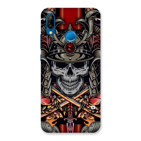 Skull Swords Snakes Back Case for Huawei P20 Lite