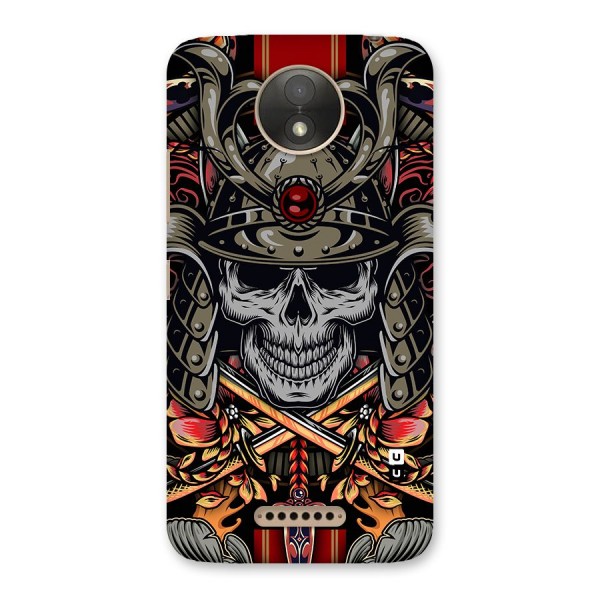 Skull Swords Snakes Back Case for Moto C Plus