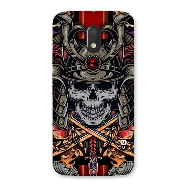 Skull Swords Snakes Back Case for Moto E3 Power