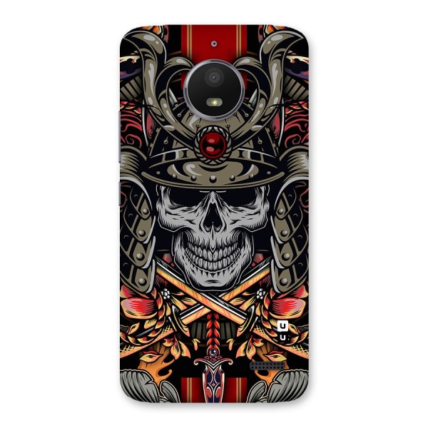 Skull Swords Snakes Back Case for Moto E4