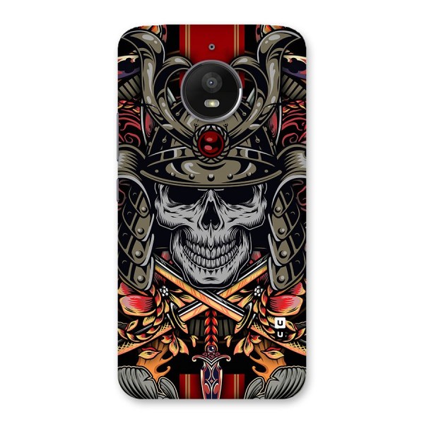 Skull Swords Snakes Back Case for Moto E4 Plus