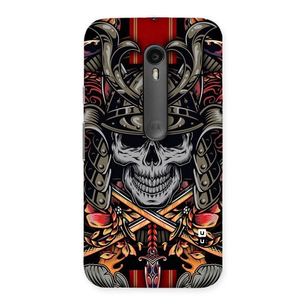 Skull Swords Snakes Back Case for Moto G3