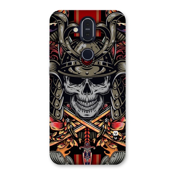 Skull Swords Snakes Back Case for Nokia 8.1