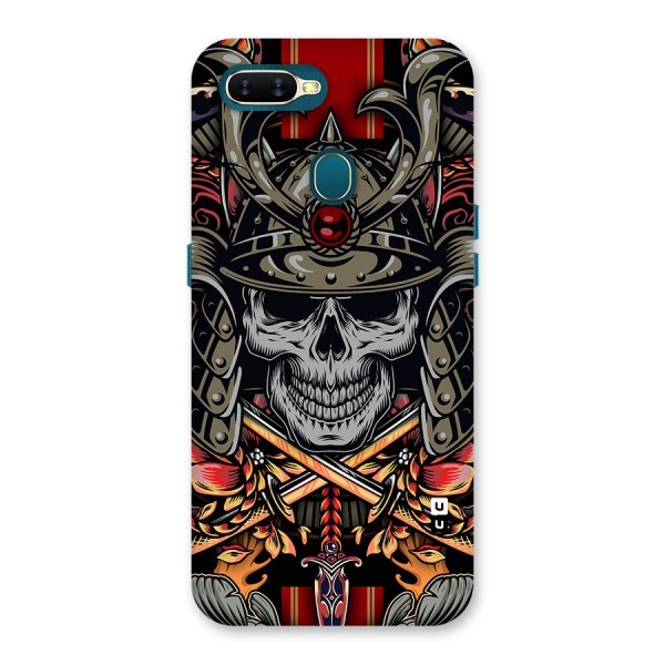 Skull Swords Snakes Back Case for Oppo A12