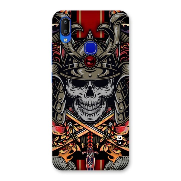 Skull Swords Snakes Back Case for Vivo Y91