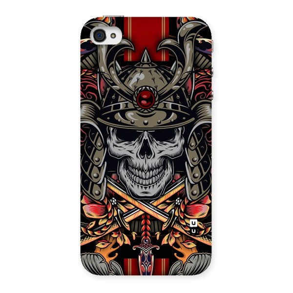 Skull Swords Snakes Back Case for iPhone 4 4s