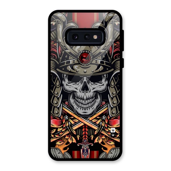 Skull Swords Snakes Glass Back Case for Galaxy S10e