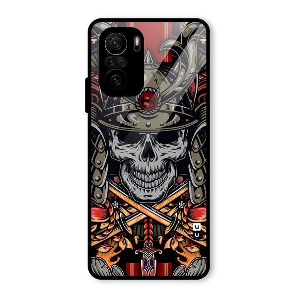 Skull Swords Snakes Glass Back Case for Mi 11x