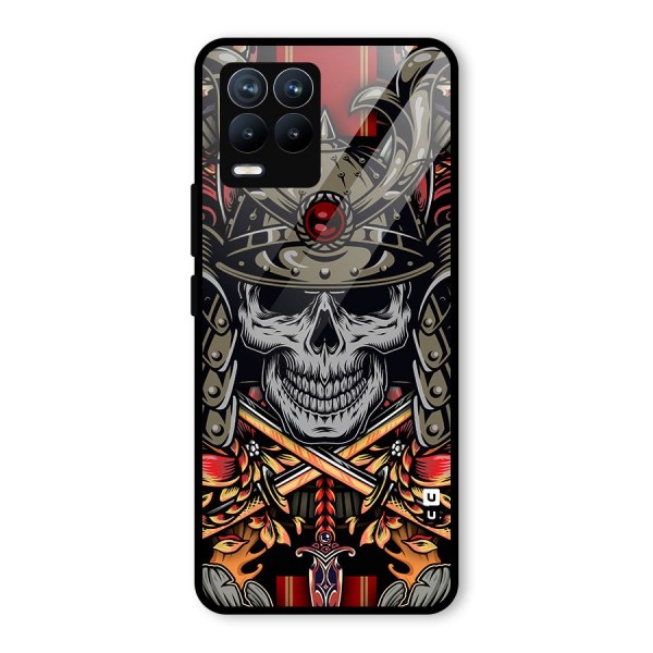 Skull Swords Snakes Glass Back Case for Realme 8