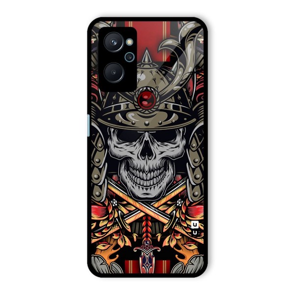 Skull Swords Snakes Glass Back Case for Realme 9i