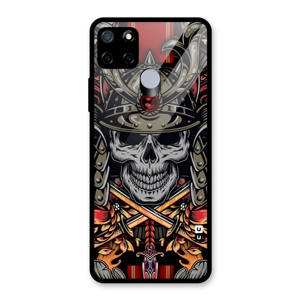 Skull Swords Snakes Glass Back Case for Realme C12