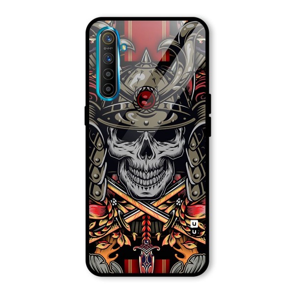 Skull Swords Snakes Glass Back Case for Realme XT