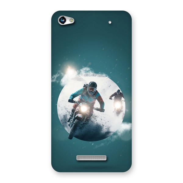 Sky Biker Back Case for Canvas Hue 2 A316