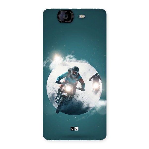 Sky Biker Back Case for Canvas Knight A350