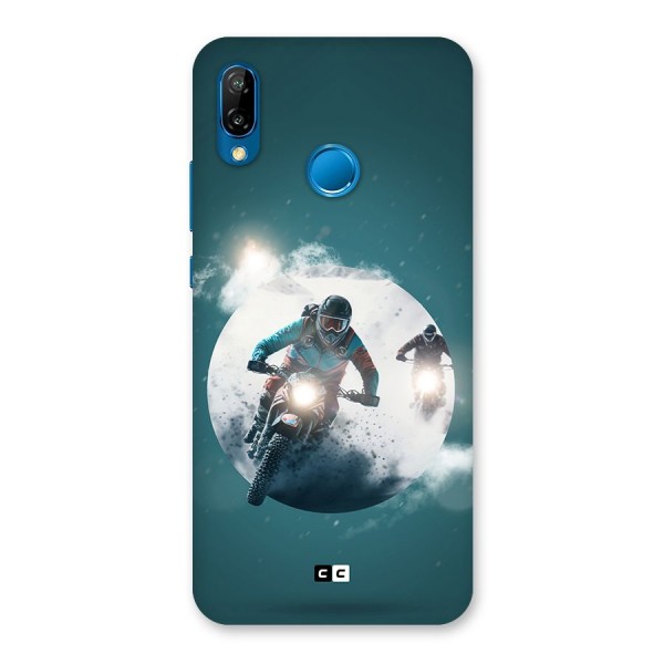 Sky Biker Back Case for Huawei P20 Lite