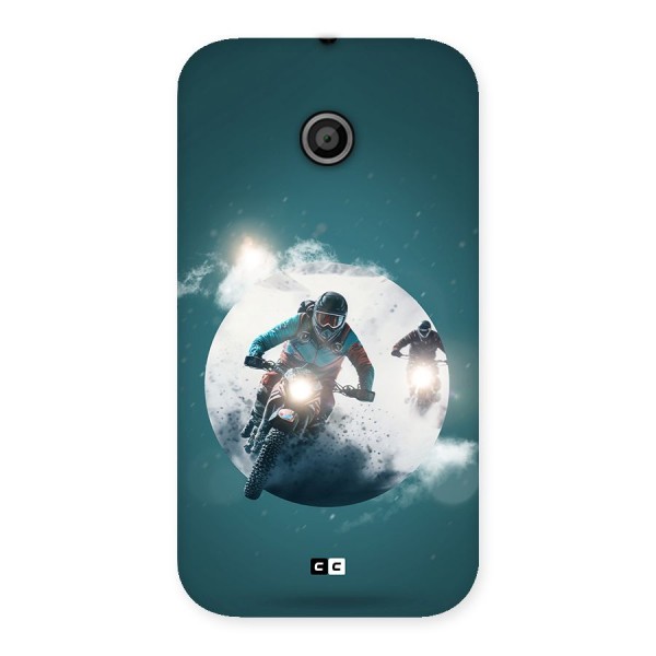 Sky Biker Back Case for Moto E