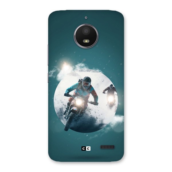 Sky Biker Back Case for Moto E4