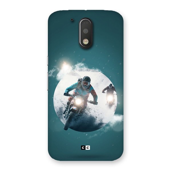 Sky Biker Back Case for Moto G4