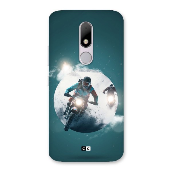 Sky Biker Back Case for Moto M