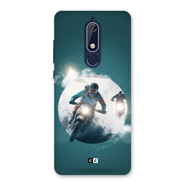 Sky Biker Back Case for Nokia 5.1