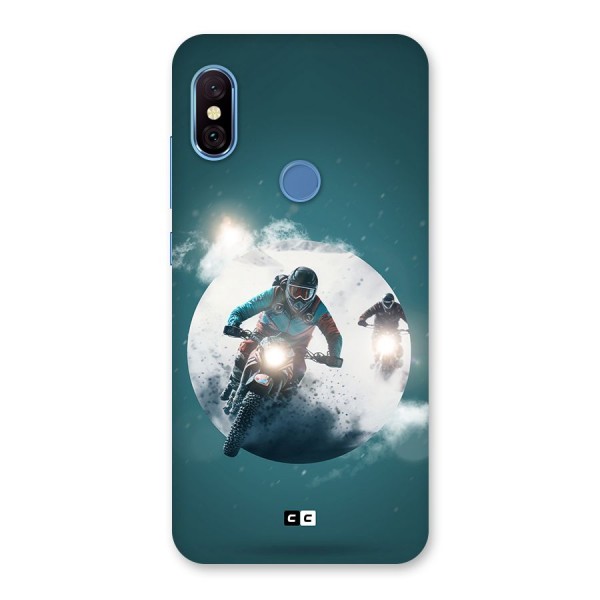 Sky Biker Back Case for Redmi Note 6 Pro