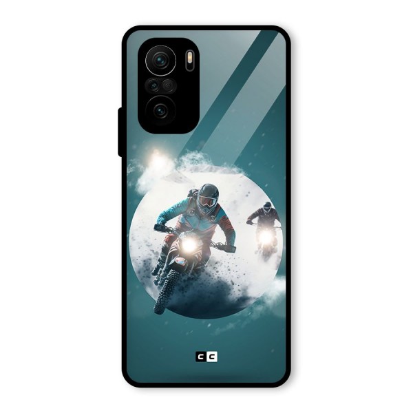 Sky Biker Glass Back Case for Mi 11x