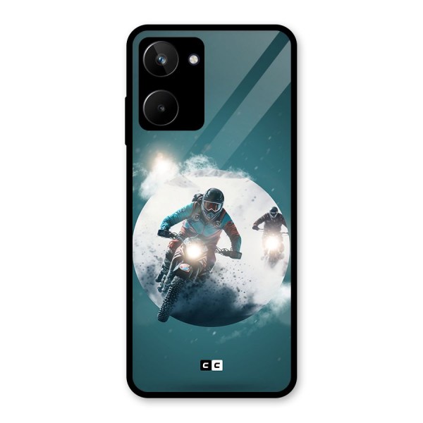 Sky Biker Glass Back Case for Realme 10