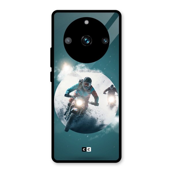 Sky Biker Glass Back Case for Realme 11 Pro