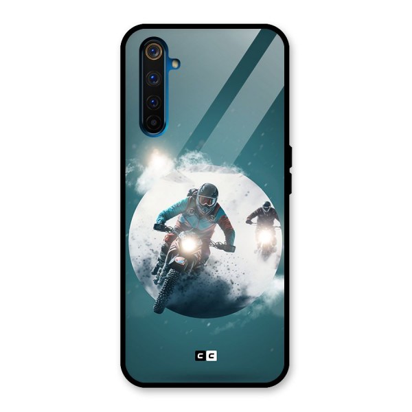 Sky Biker Glass Back Case for Realme 6 Pro