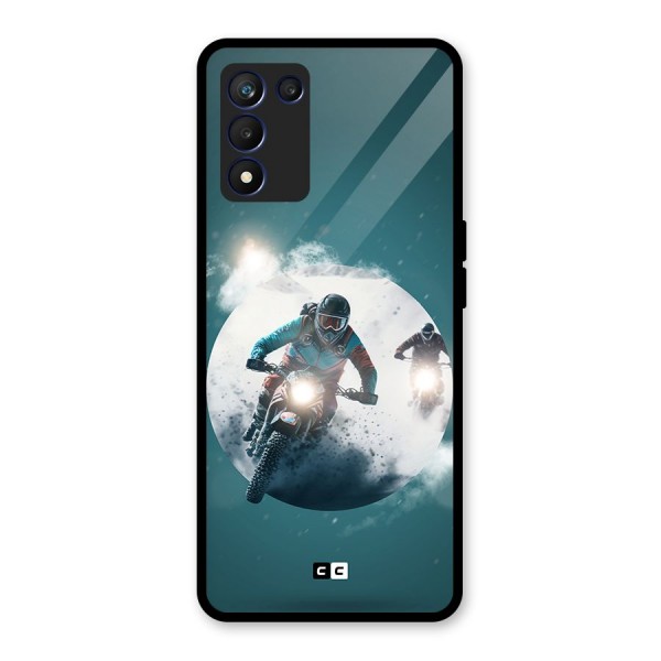 Sky Biker Glass Back Case for Realme 9 5G Speed