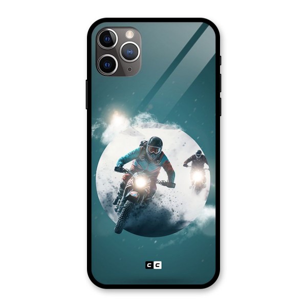 Sky Biker Glass Back Case for iPhone 11 Pro Max