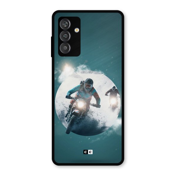 Sky Biker Metal Back Case for Galaxy F13