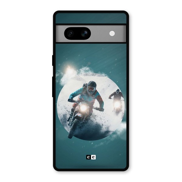 Sky Biker Metal Back Case for Google Pixel 7a