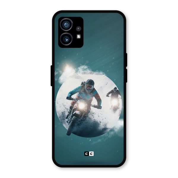 Sky Biker Metal Back Case for Nothing Phone 1