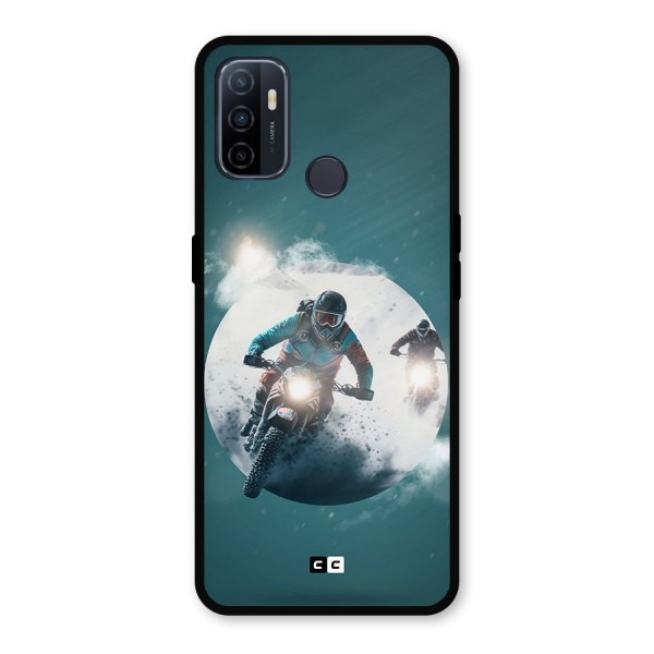 Sky Biker Metal Back Case for Oppo A53